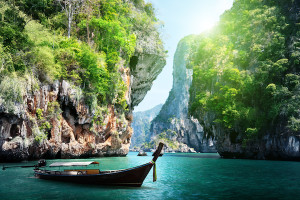 rocks and sea in Krabi Thsiland